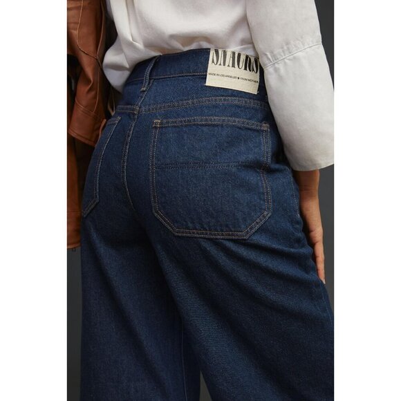 💕MOTHER SNACKS💕 The Fun Dip Utility Puddle Jeans ~ Cold Brew 29 NWT - Picture 10 of 16